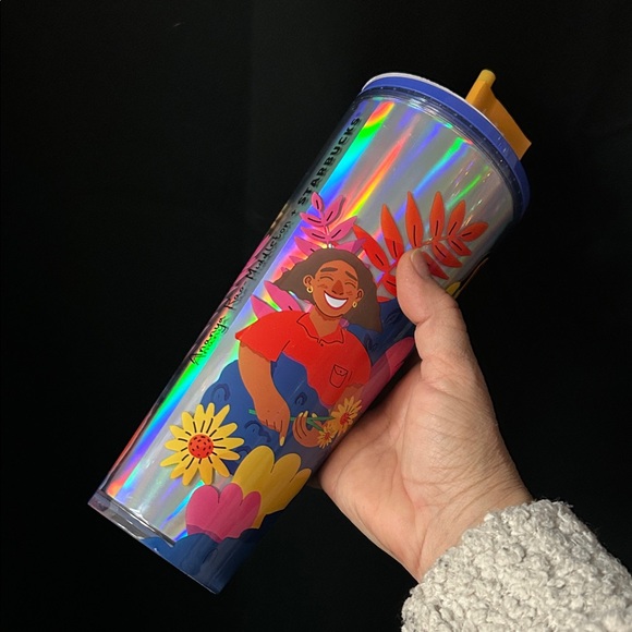 NWT Starbucks Holographic Illustrated Tumbler - ANANYA Rao-Middleton - Picture 7 of 12